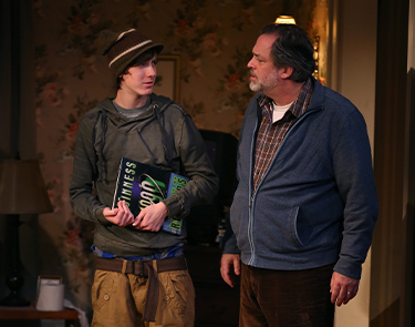 Joshua Otten and Jonathan Goldstein in If I Forget. Photo: Carol Rosegg