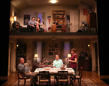 The cast of If I Forget. Photo: Carol Rosegg