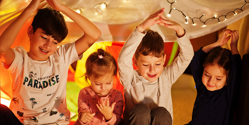 children playing